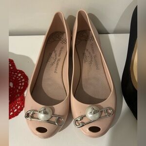 Vivienne Westwood x Melissa Pink Orb Flats